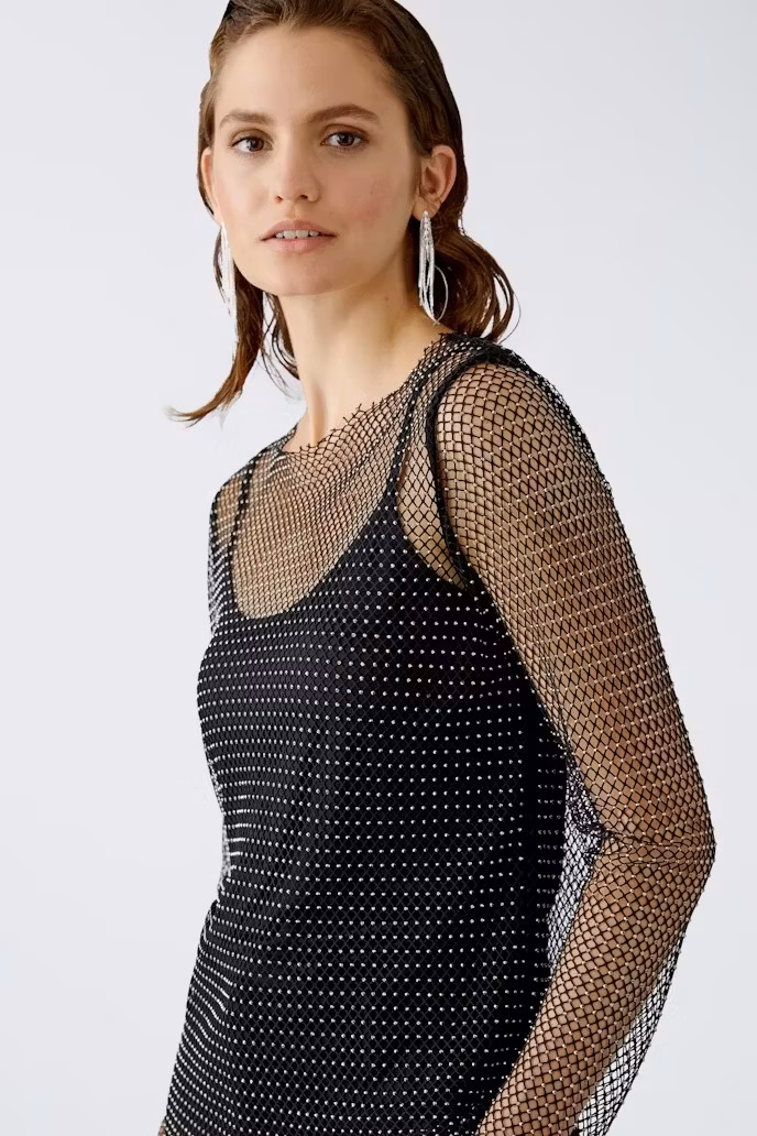 Oui Festtop glitter , svart