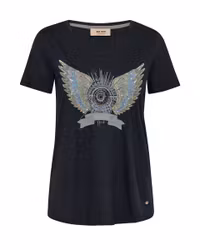Mos Mosh " Gethi Deco Tee" , Salute Navy
