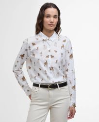 Barbour Shirt, Relaxed fit   dog print 🐕