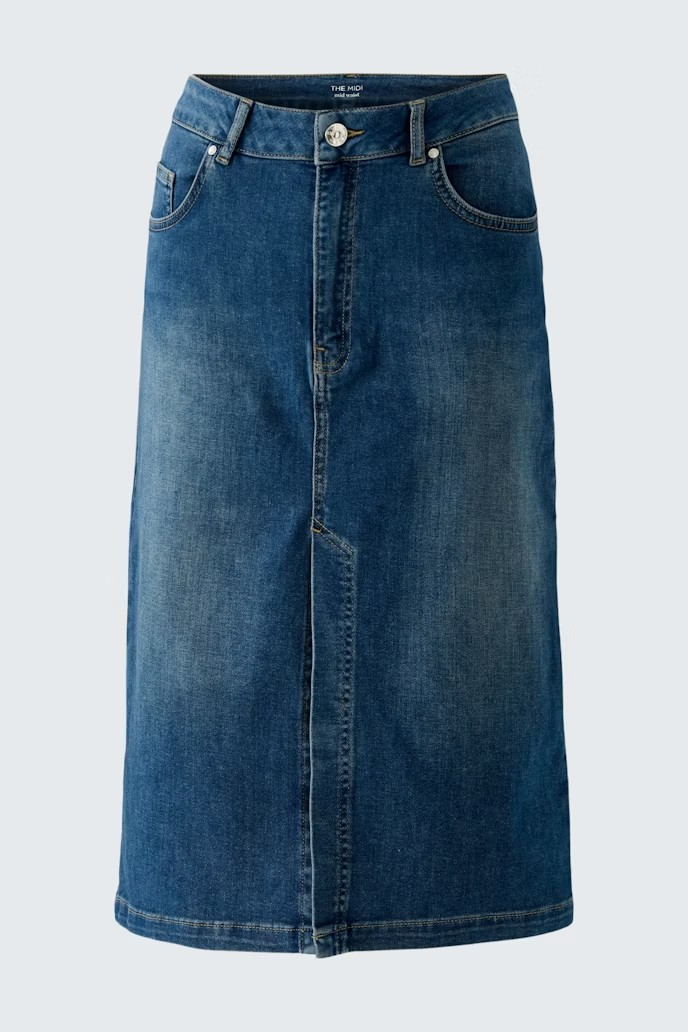 Oui Jeanskjol " Rock "  , denim