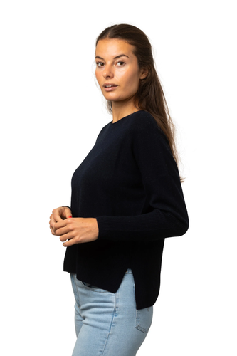 8Design Tröja " Ribb " , Marinblå
