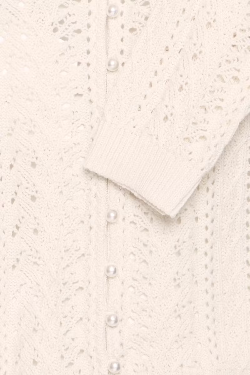 ICHI Stickad pullover "BESIANE LS" , Birch