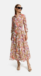 Catnoir Klänning " Paisley" , Lila / rosa