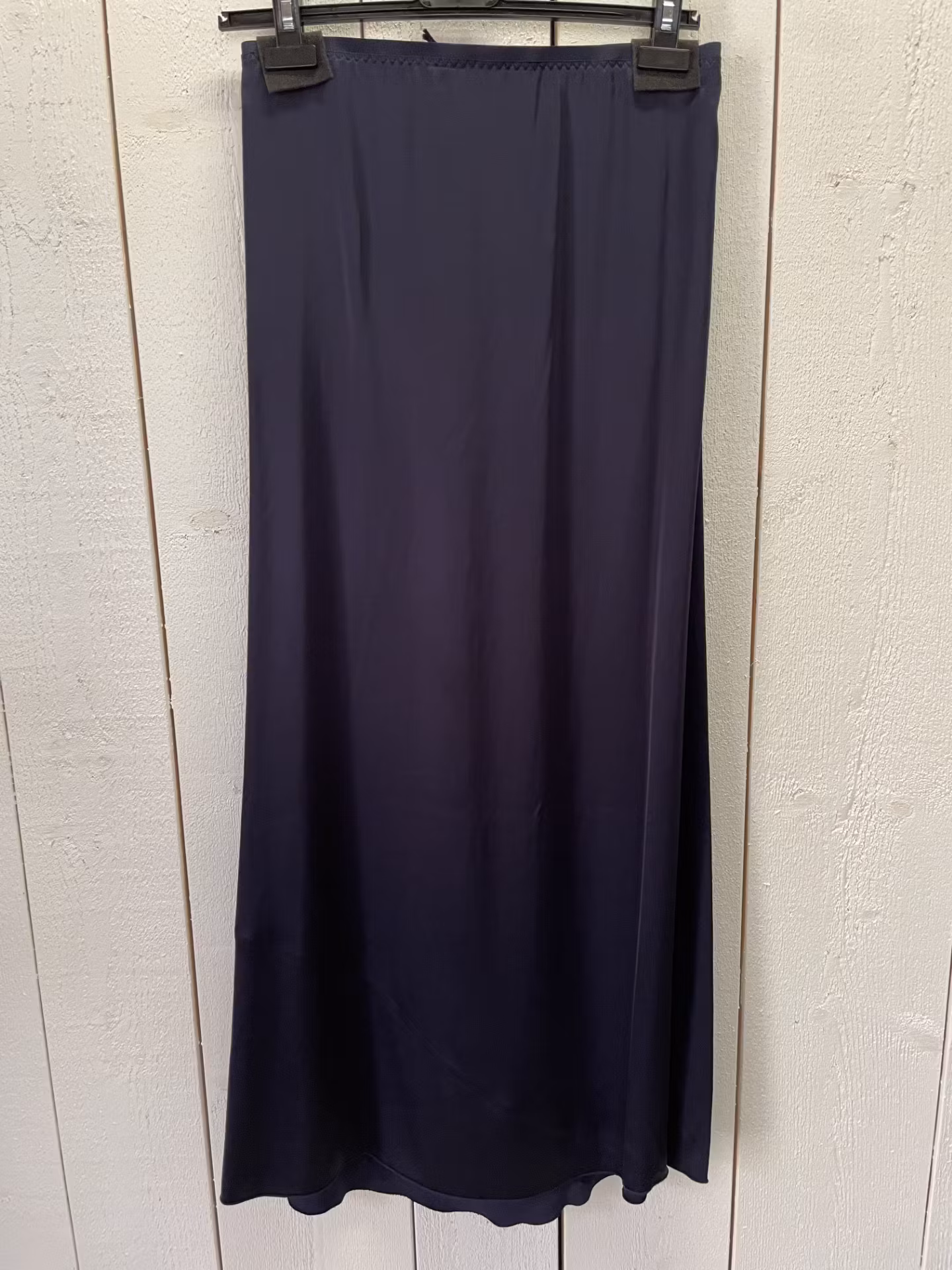 Me369 " Anna solid long skirt  " , Blueblack