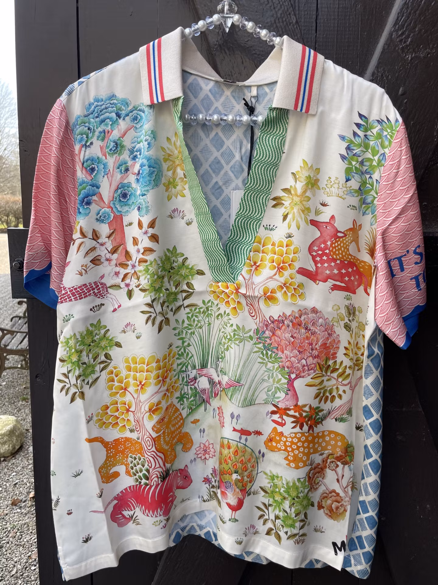 Me369 Blus " Pura Vida " , multicolor