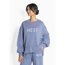 HÉST Sweatshirt " JILLI " , Faded denim