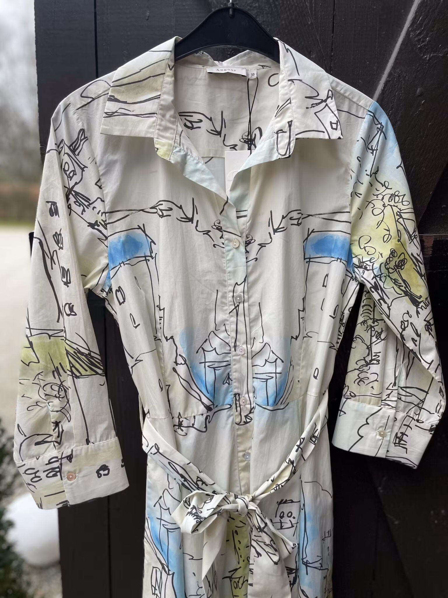 Angoor Cityklänning " Chris " , vanilj / pistasch