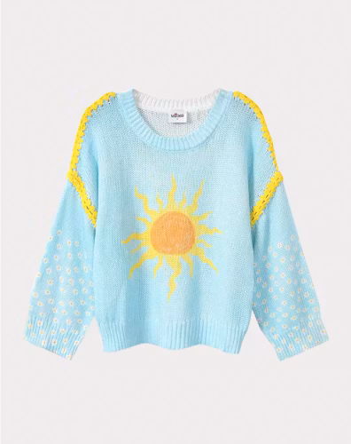 Me369 "Capri Sweater" , Azul