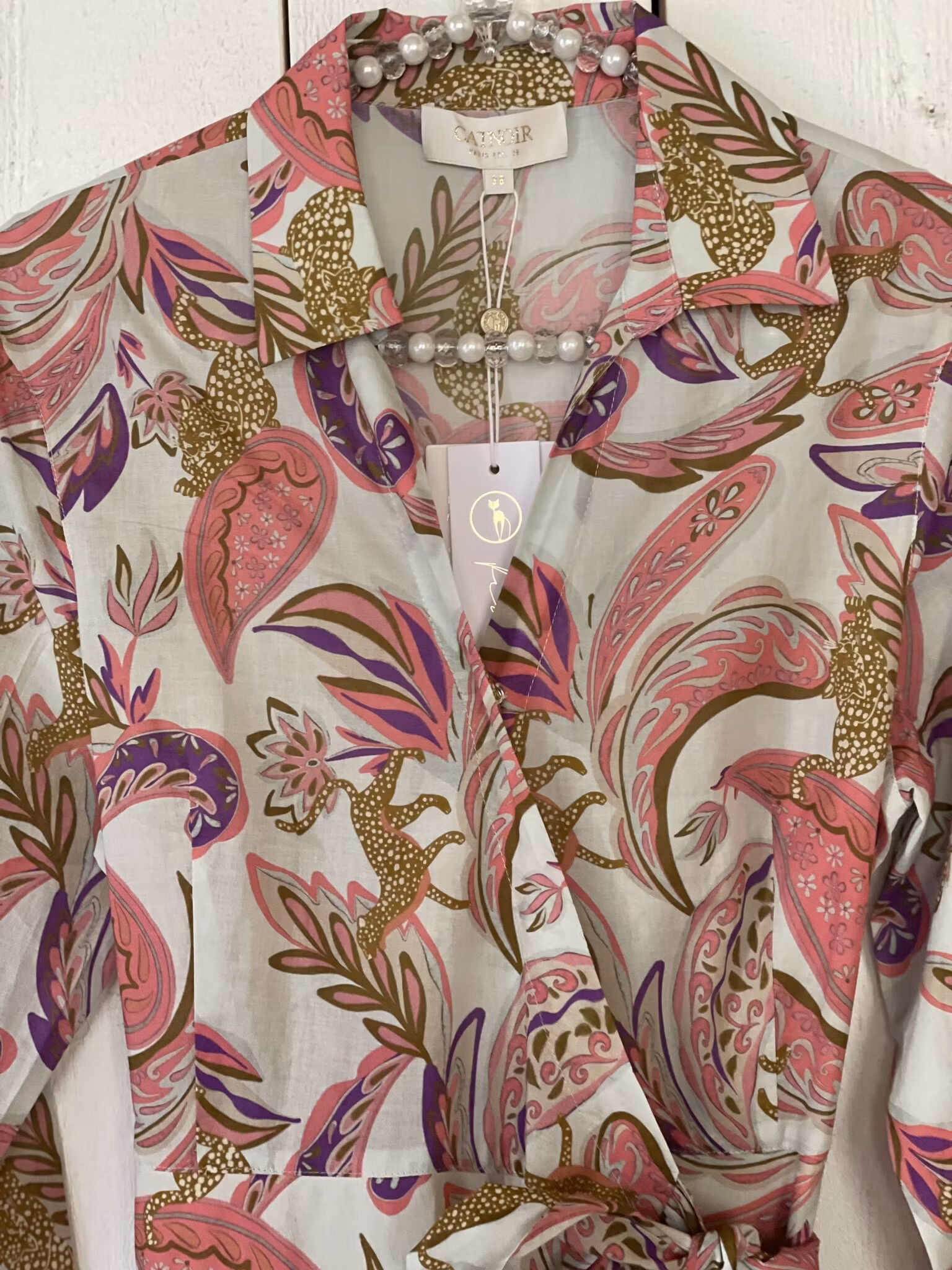 Catnoir Klänning " Paisley" , Lila / rosa