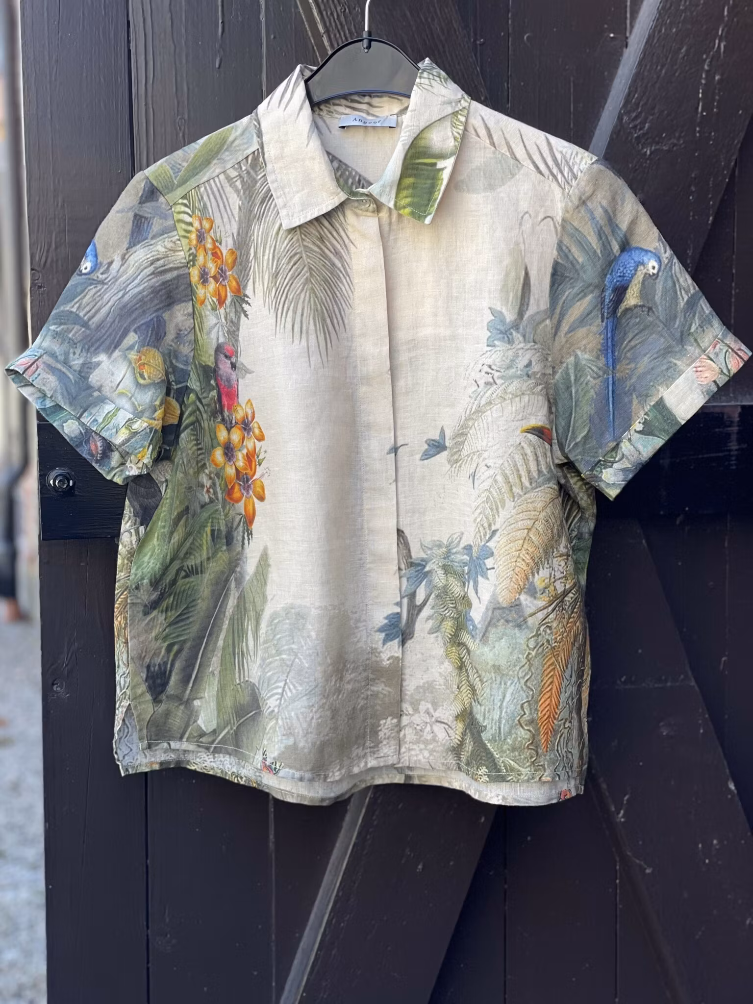 Angoor Blus " Dahlia " , Sand