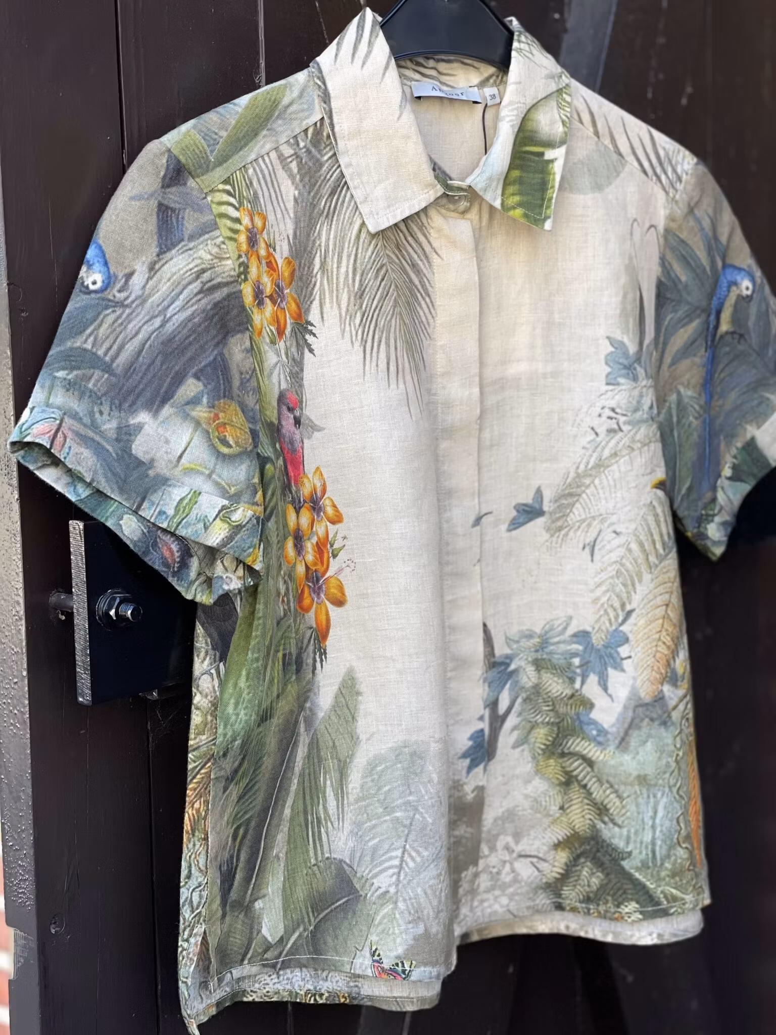 Angoor Blus " Dahlia " , Sand