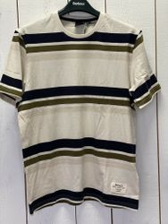 Barbour Tee " stripe relaxed " , Whisper White