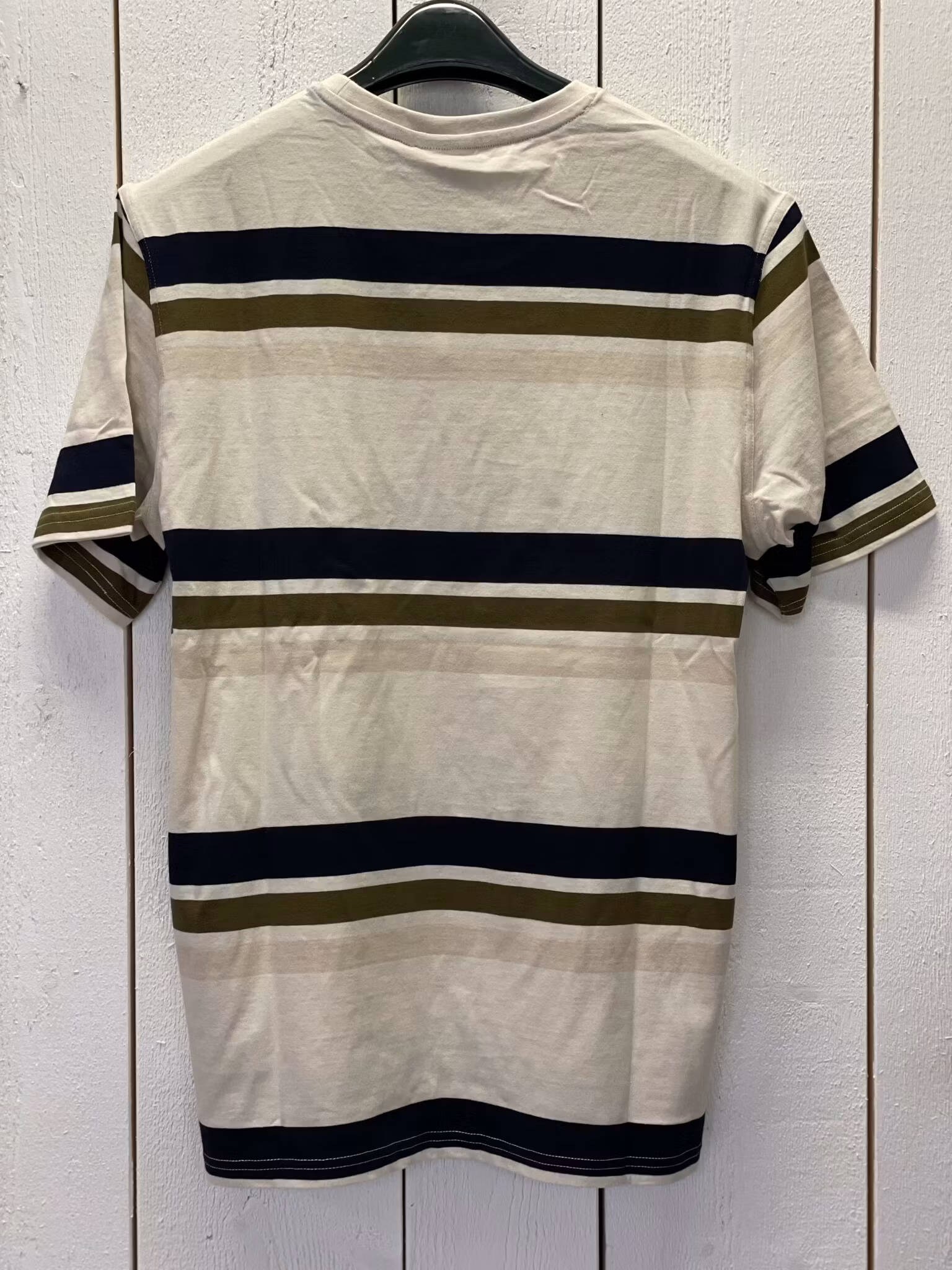 Barbour Tee " stripe relaxed " , Whisper White