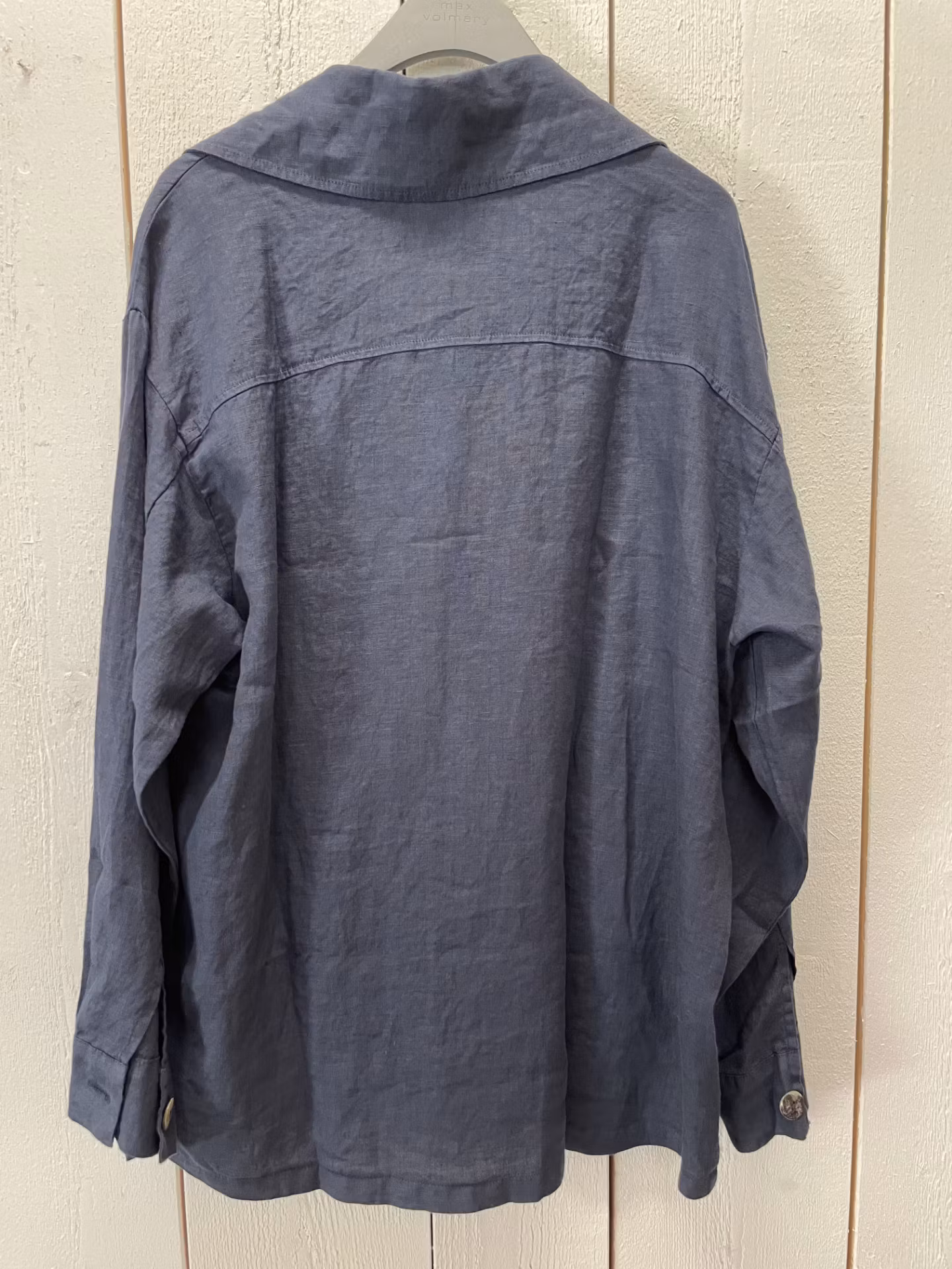 Blueberry Skjortkavaj i lin , Navy