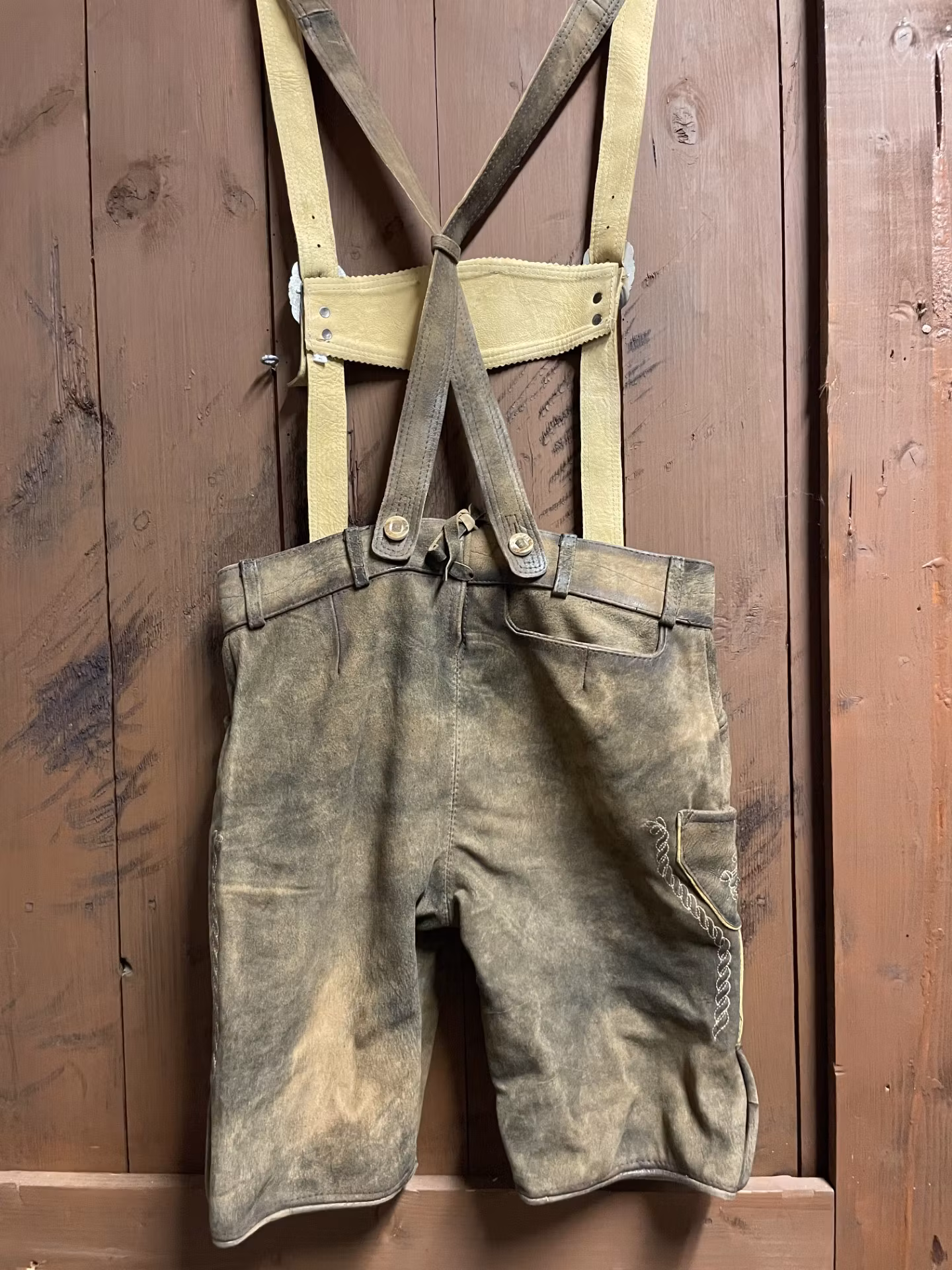 Lederhosen med hängsle "Paketpris"