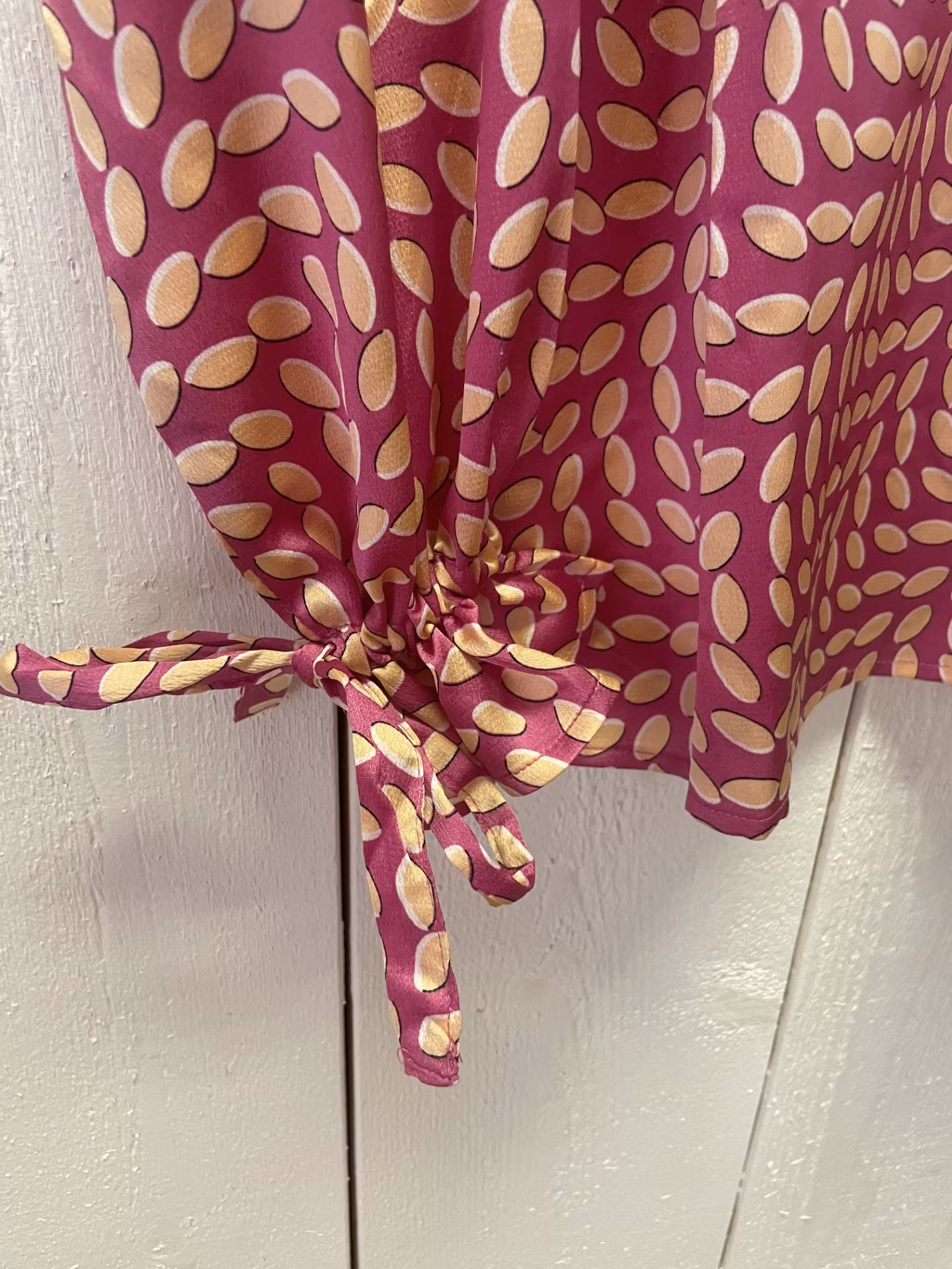 ICHI blus " Lucca" , Shocking Pink Print