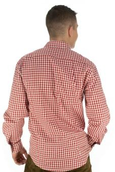 Herrskjorta " Rödrutig " , Regular fit / OT