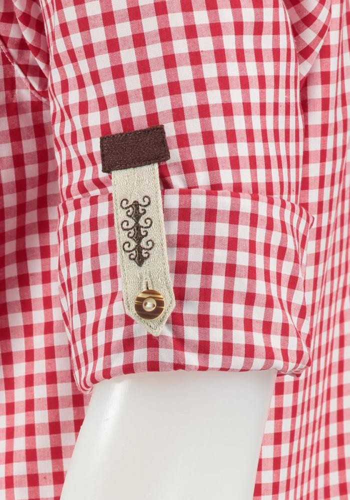 Herrskjorta " Rödrutig " , Regular fit / OT