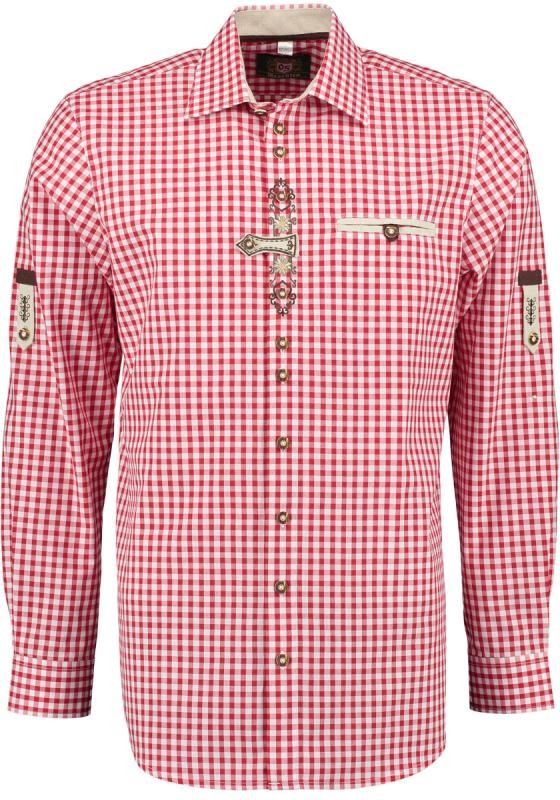 Herrskjorta " Rödrutig " , Regular fit / OT