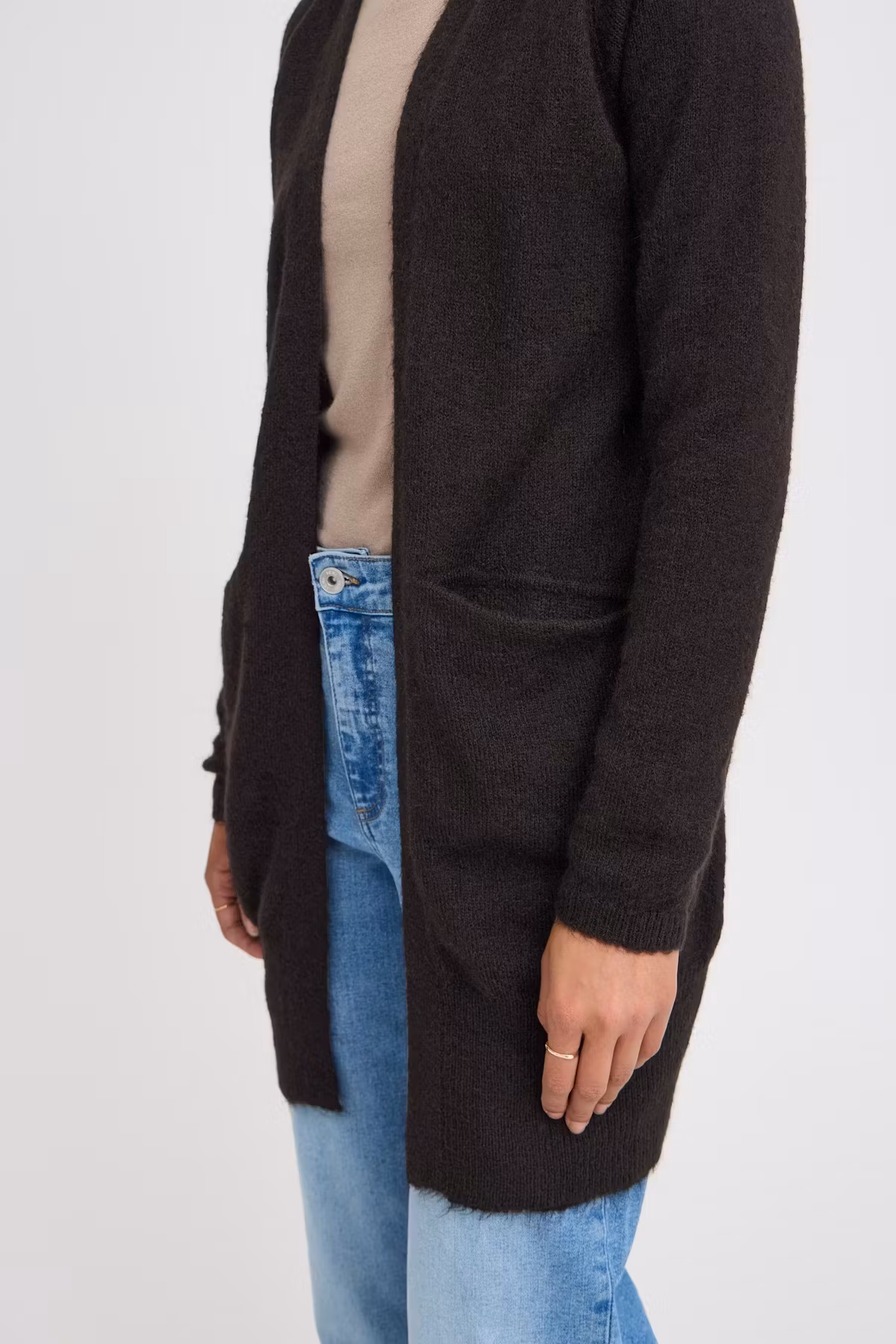 ICHI Cardigan " Kamara " , svart