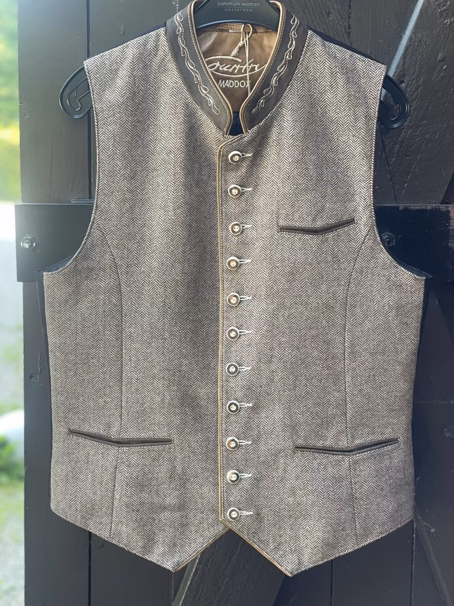 MADDOX Väst " Westsee " , fiskben ull