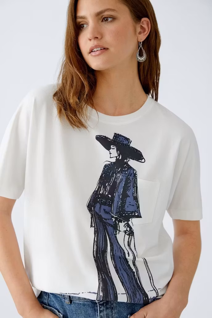 Oui T-shirt " Cloud Dancer " ,