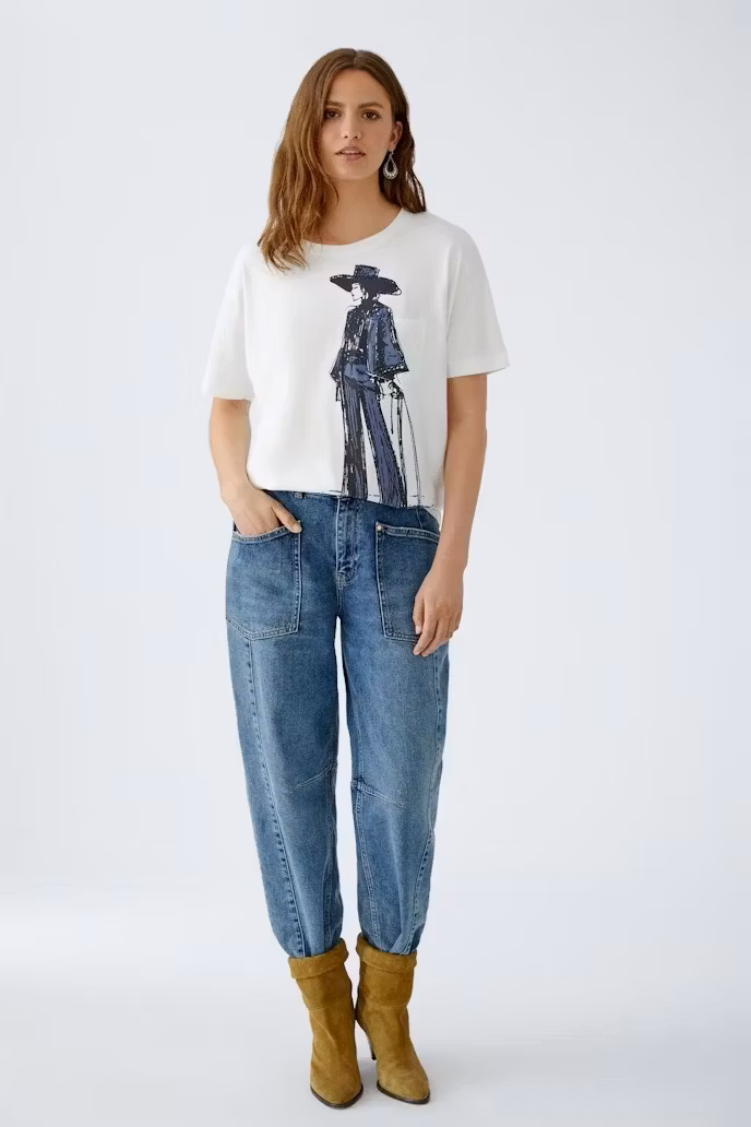Oui T-shirt " Cloud Dancer " ,