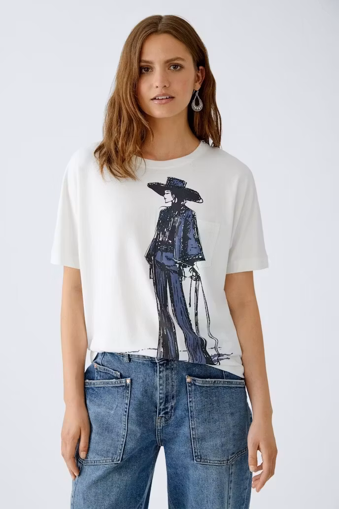 Oui T-shirt " Cloud Dancer " ,