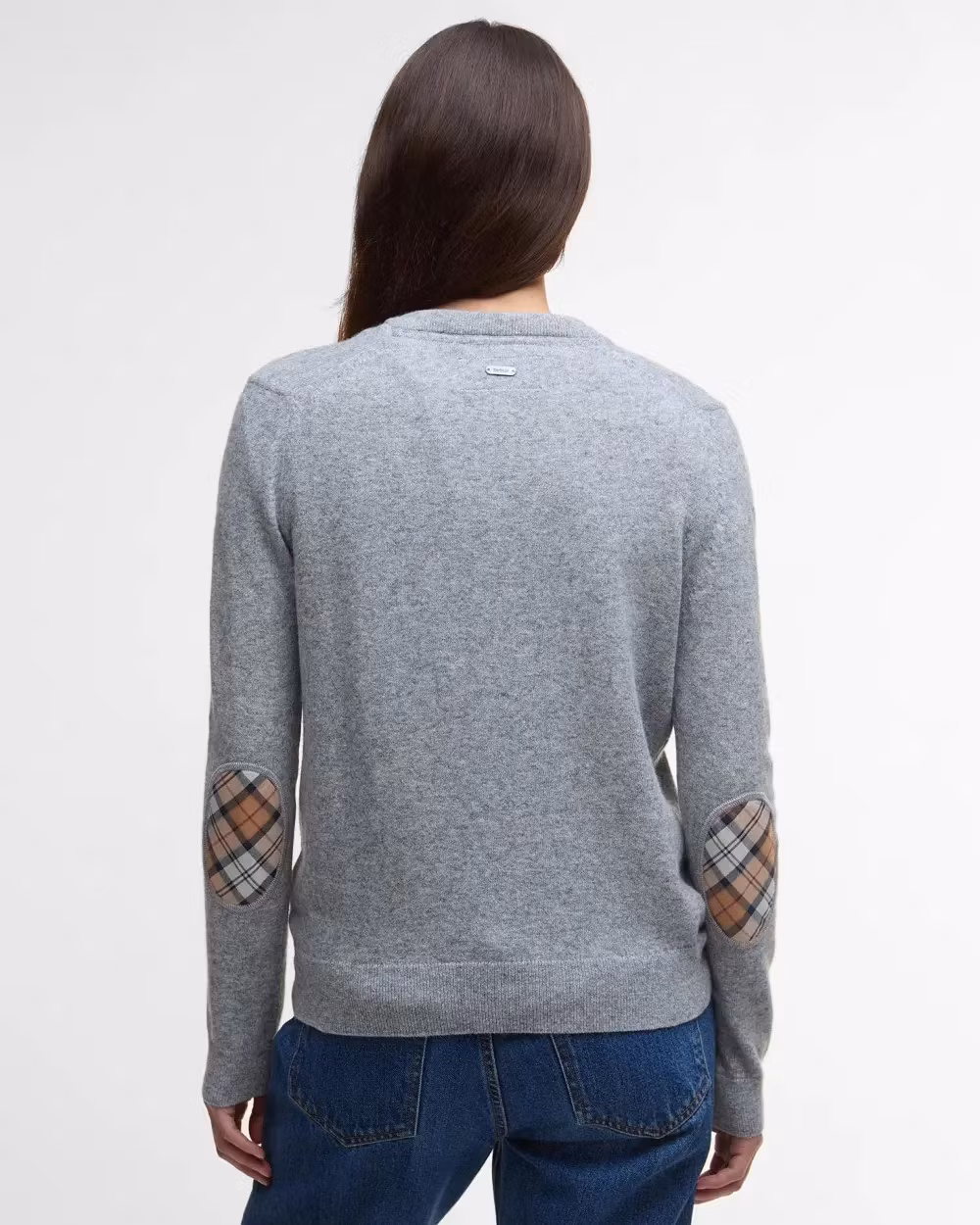 Barbour Pendle Cardigan " patches " , Grå