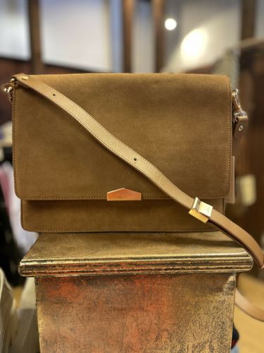 POURCHET " Anjou Daim " , Mocca / läder , Camel