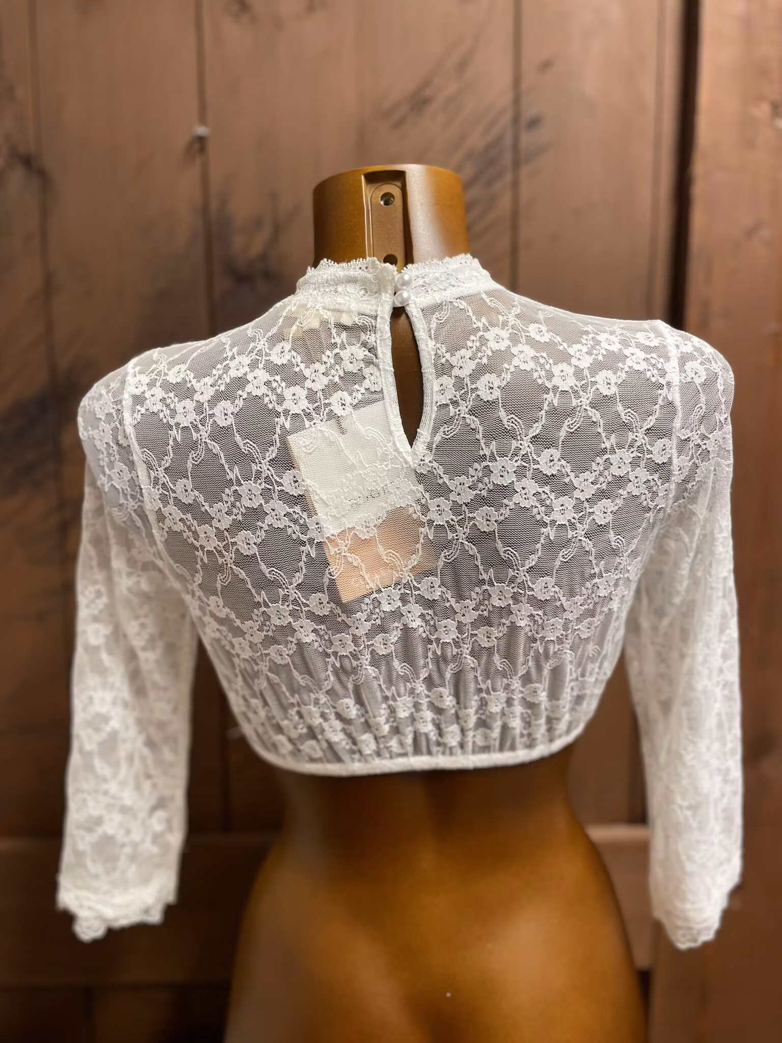 Krüger " Simona " Dirndl blus , ecru
