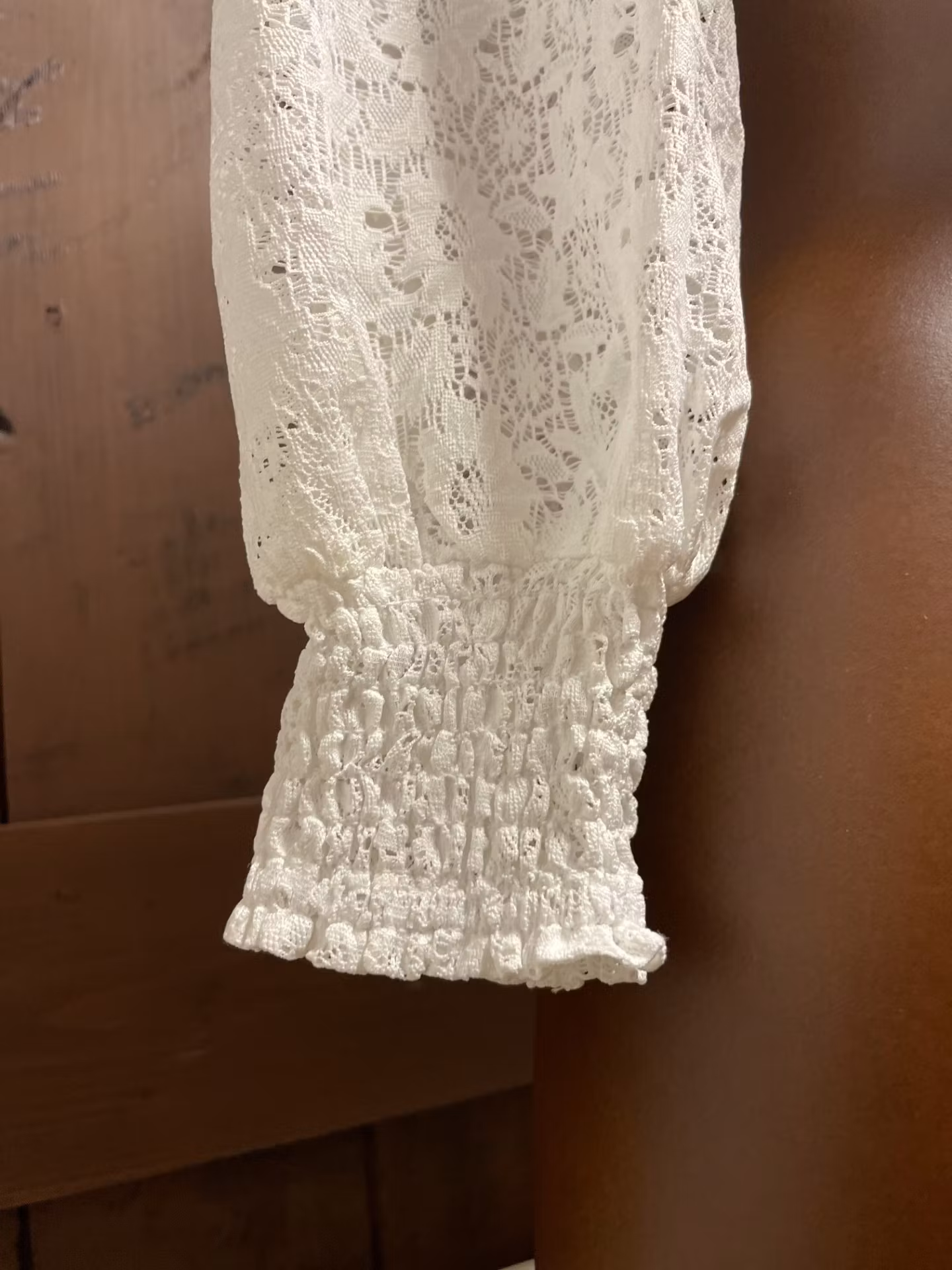 Krüger "Eda" Dirndl blus , ecru