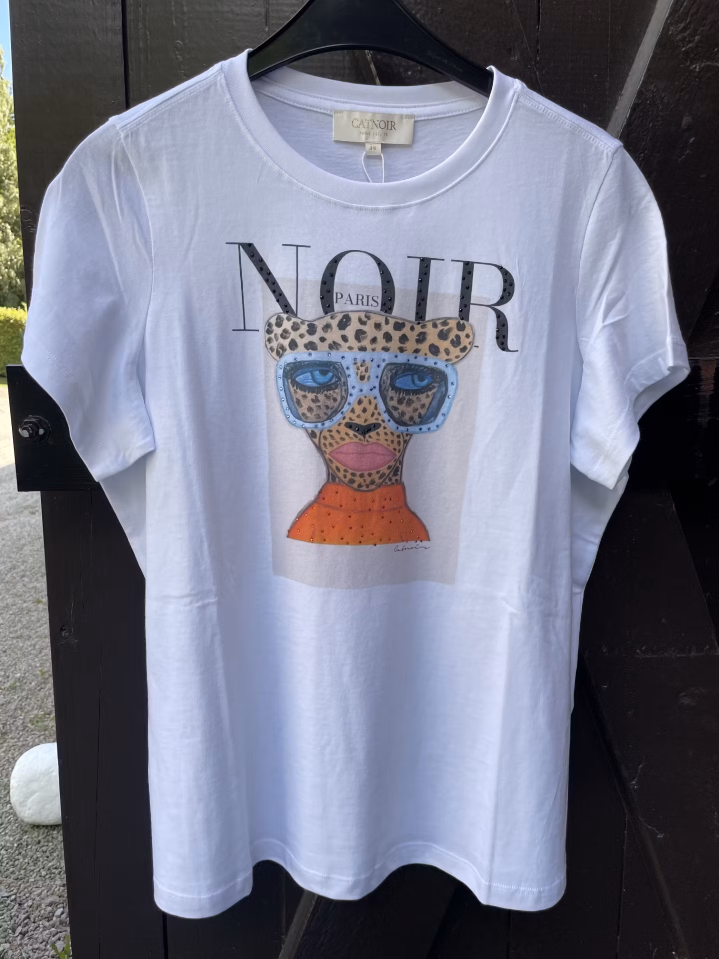 CATNOIR T-shirt " Noir " , bling