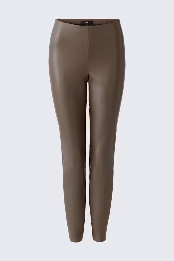 Oui leggings " Chasey " , Taupe