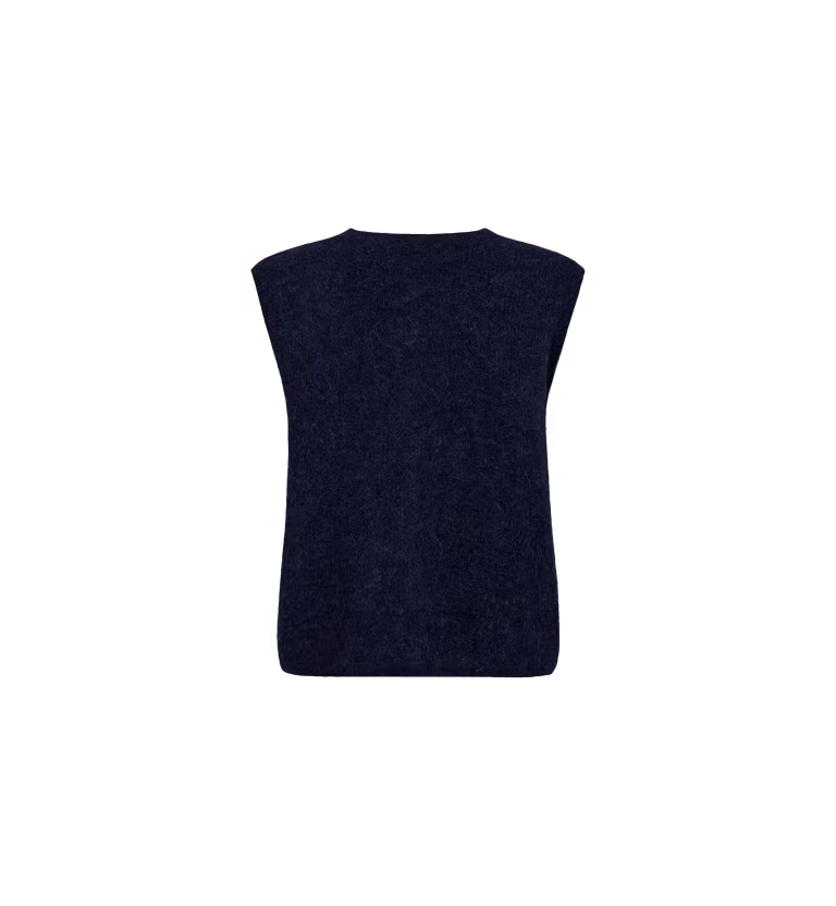 Mos Mosh " Almine Thora Knit Vest" , Maritime Blue