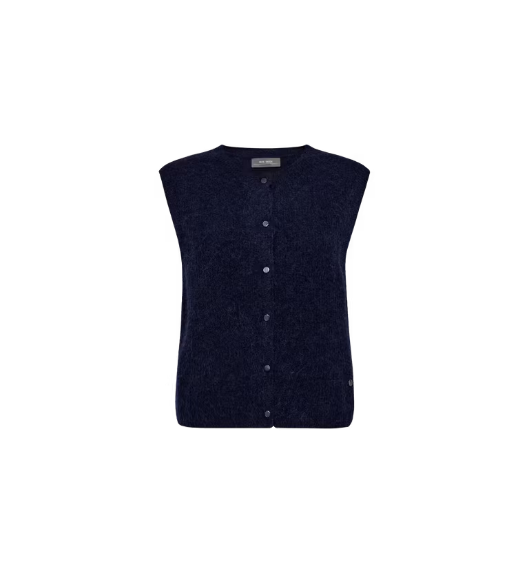 Mos Mosh " Almine Thora Knit Vest" , Maritime Blue