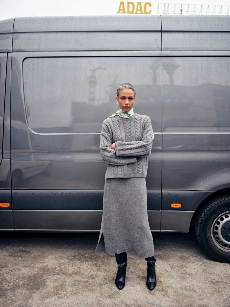 Mos Mosh " Bryndis Crewneck Knit " , Mokingbird