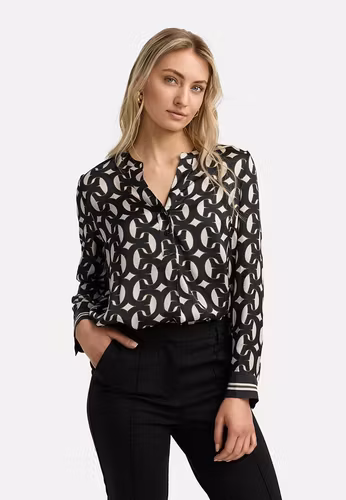 CATNOIR blus " C-Geo " creme, svart, oliv