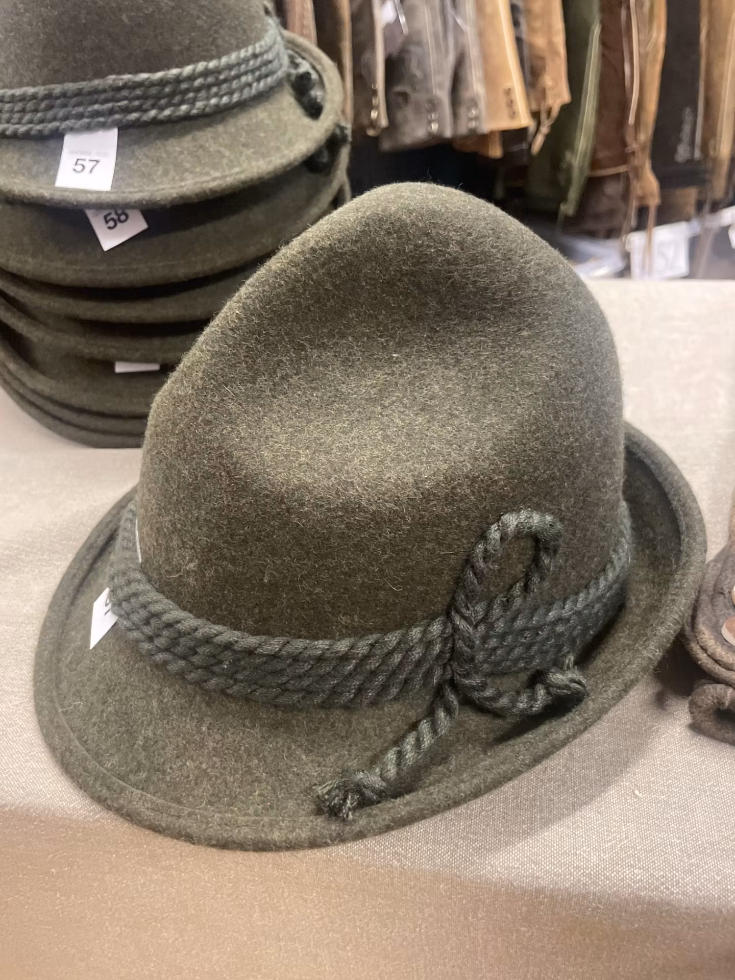 FAUSTMANN Hatt " Ull " , Grön