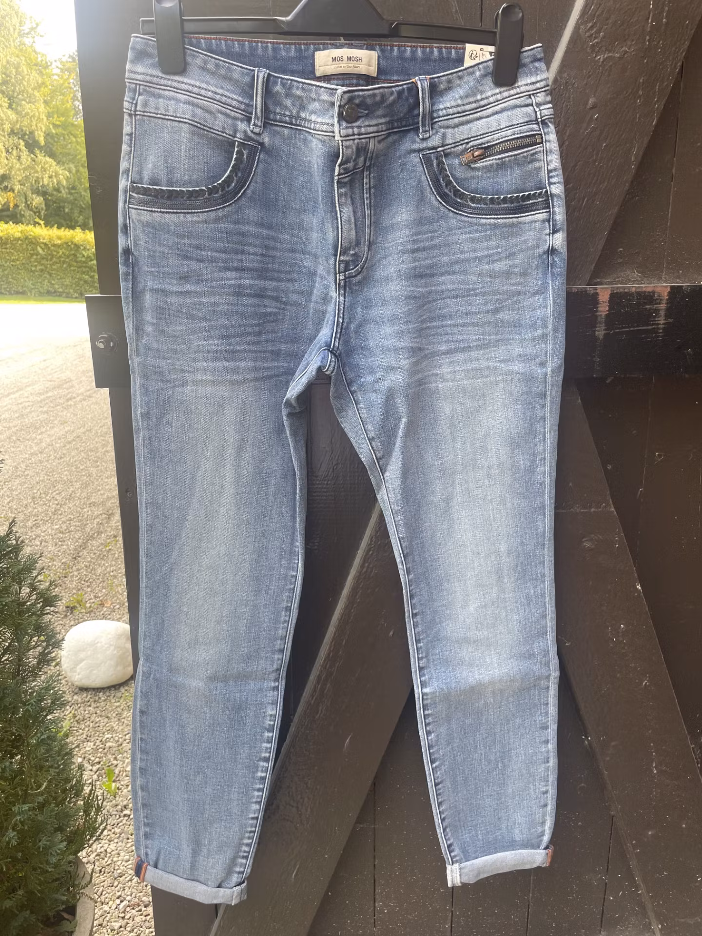 Mos Mosh " Naomi Nolla Jeans " , Light Blue Denim