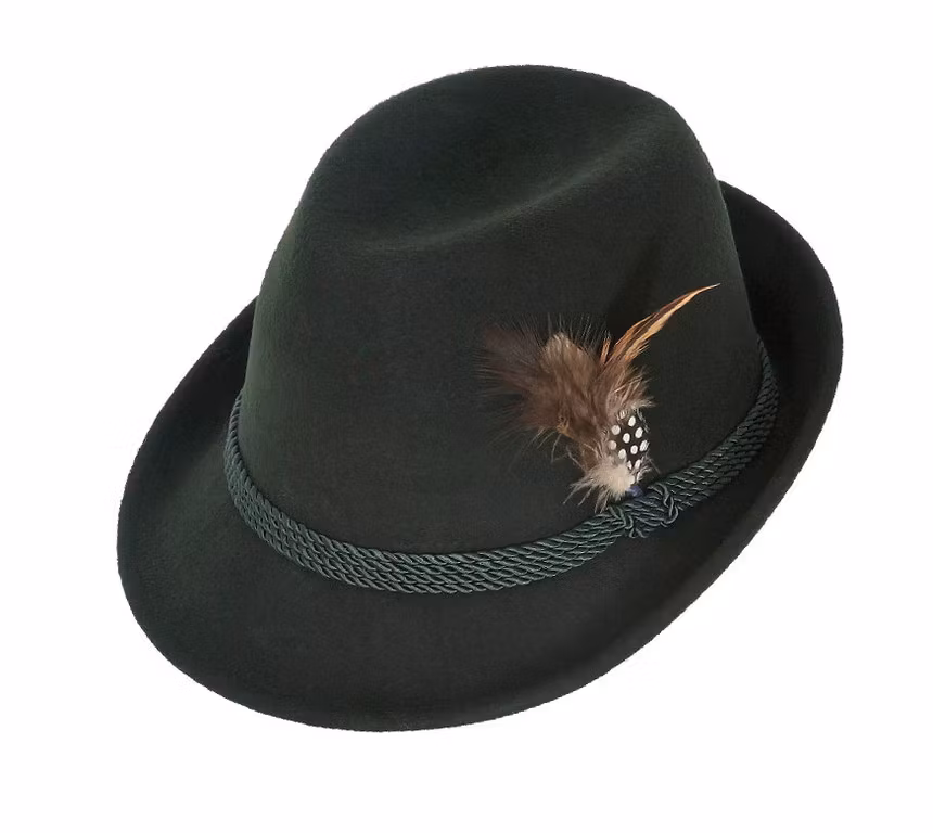 FAUSTMANN hatt " fjäder " , grön