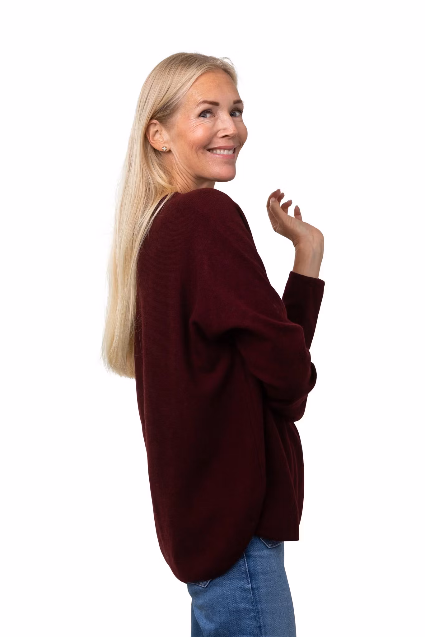 8Design Tröja " Anna " , Bordeaux