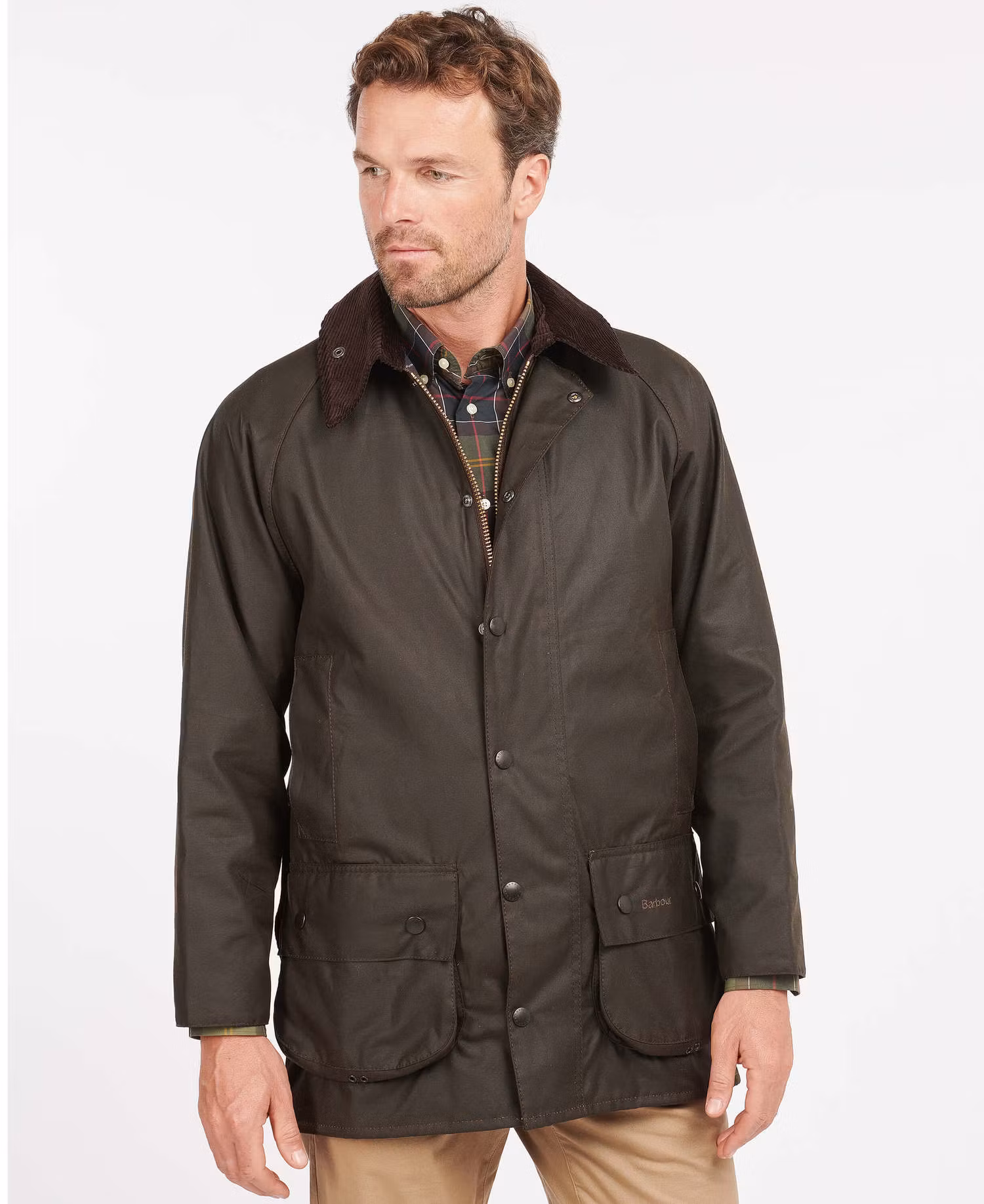 BARBOUR " Classic Beaufort Wax Jacket ", Olive