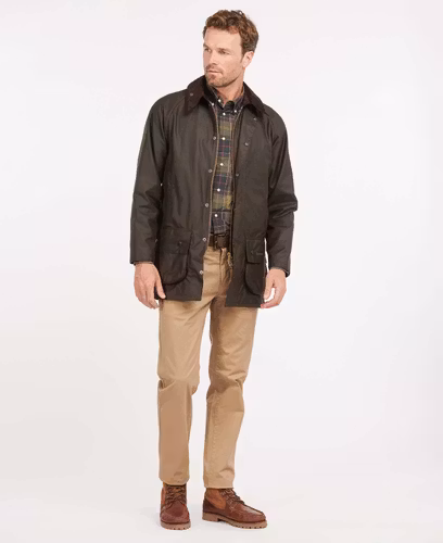 BARBOUR " Classic Beaufort Wax Jacket ", Olive