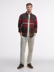 Barbour Dunoon Tailored Tartan Shirt , Red