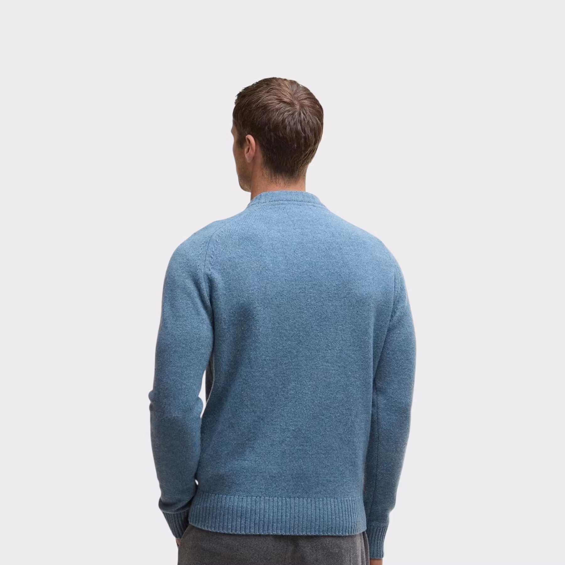 Barbour Grangetown Crew Neck Sweather , bluestone