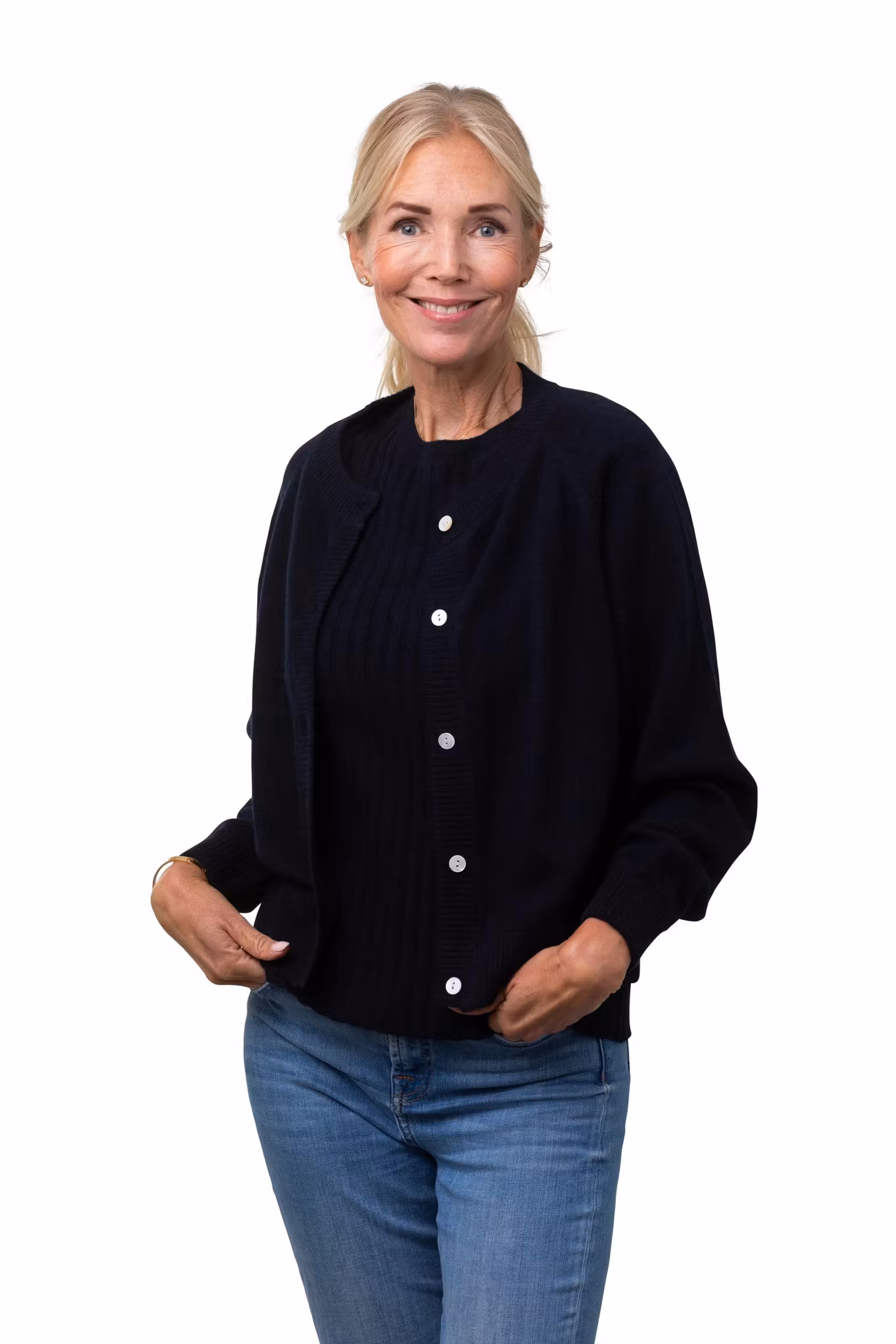 8Design Kofta " Karin " , Marinblå