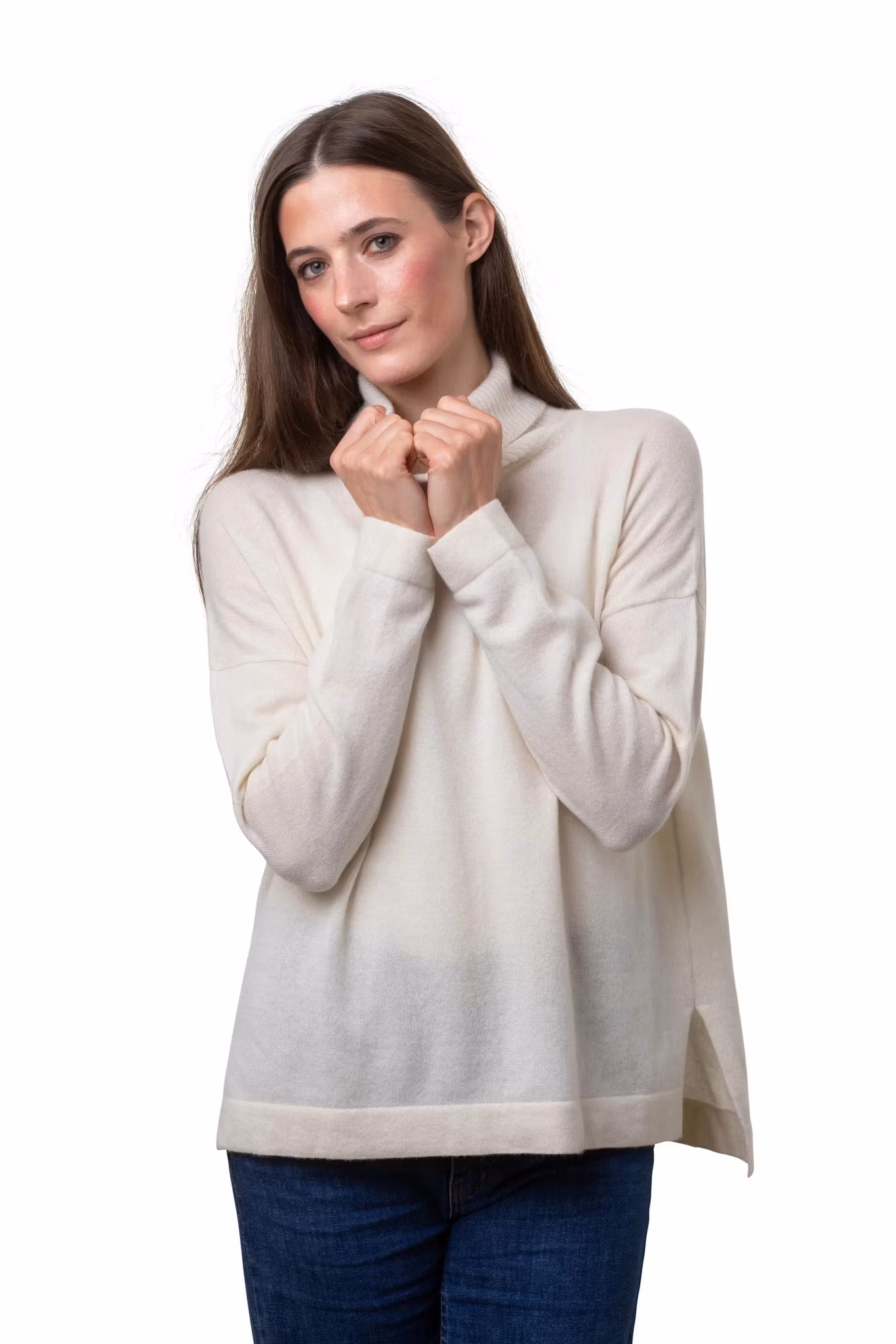 8Design Polotröja Klassisk, naturvit