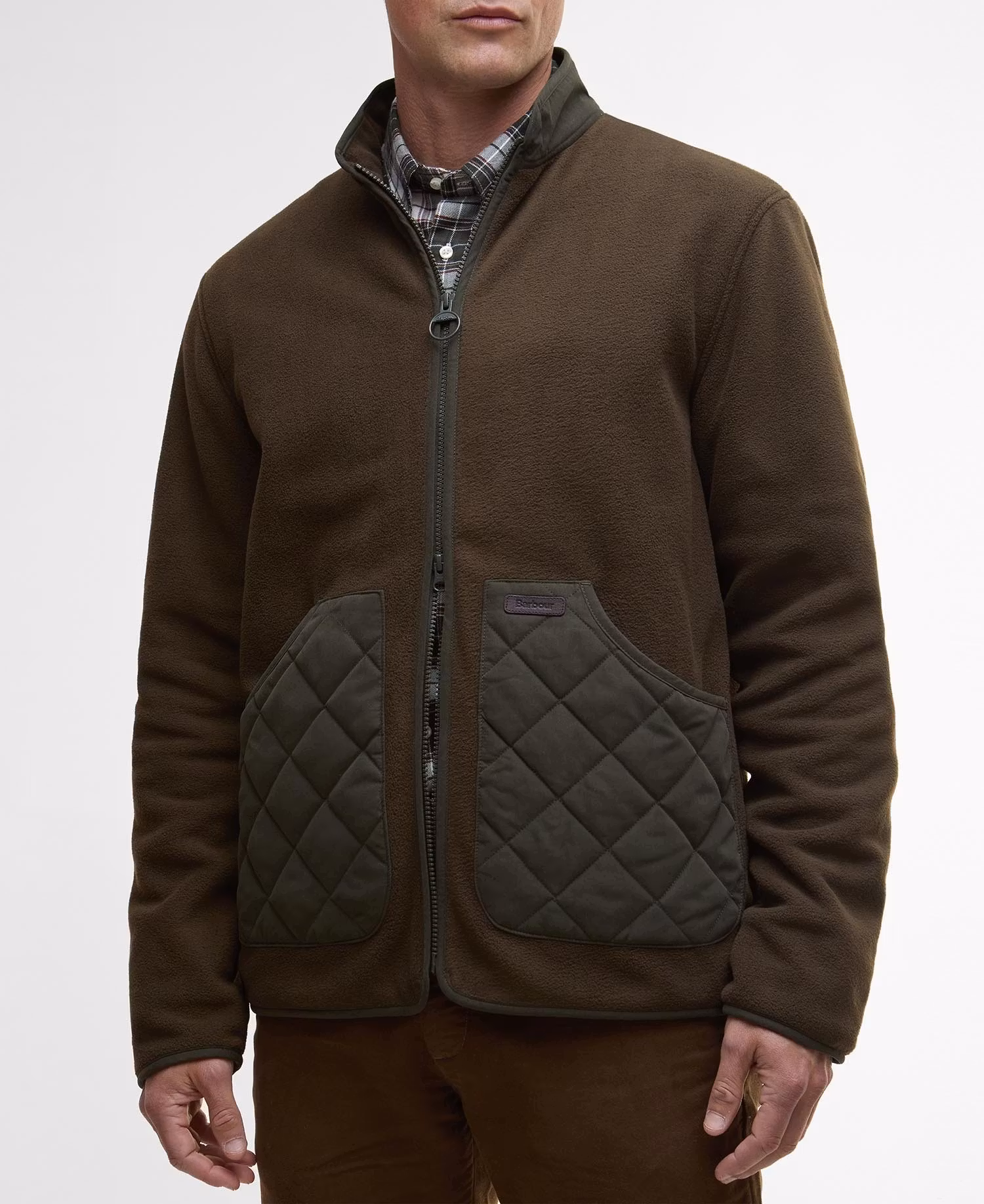Barbour Lowich Fleece Jacket , Oliv