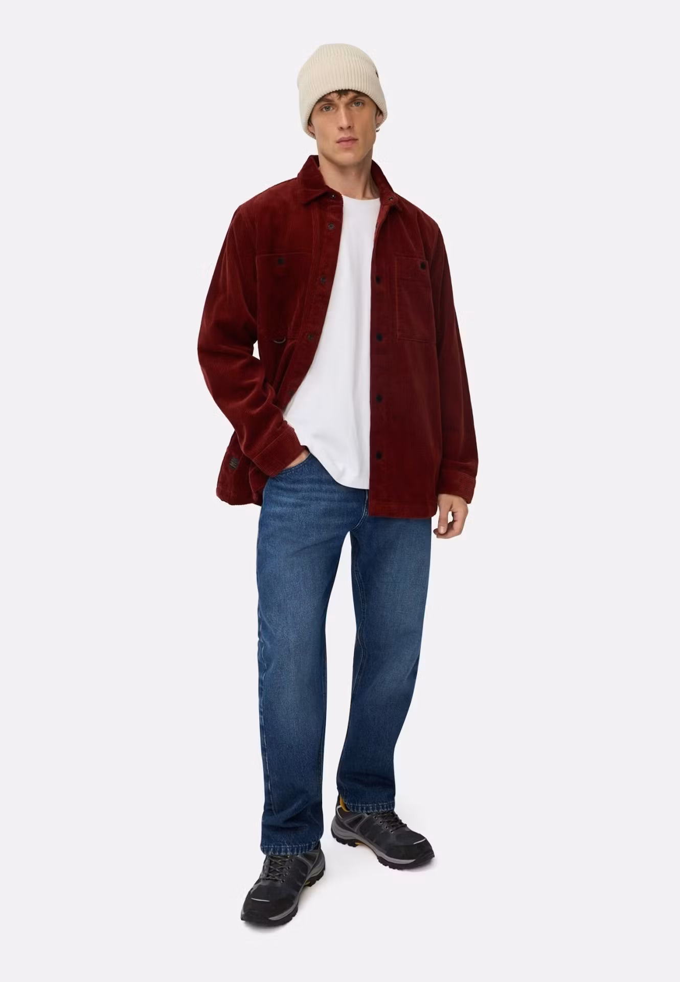 Camel Active Overshirt , mörk röd